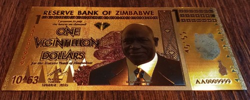 Zimbabwe one vigintillion - zimbabwe,