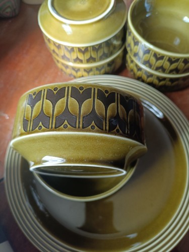 Hornsea heirloom green - , bowls