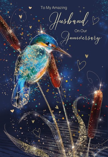 Husband anniversary card - to,