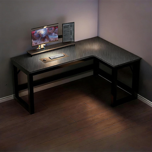 Shaped computer desk large - desk,,