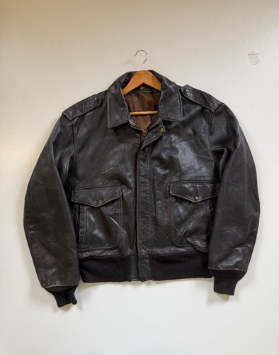 Schott leather bomber jacket - schott,