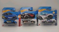 Hotwheels Collection of 3 New Sealed On Card 1:64 Diecast  Honda, Jaguar & Ford
