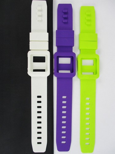 White purple green - white+purple+green, silicone