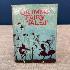 ANTIQUE HARDBACK BROTHERS GRIMMS FAIRY TALES CHILDREN BOOK ILLUSTRATED VINTAGE