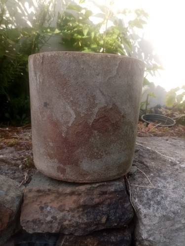 Vintage aged terracotta - aged, plant