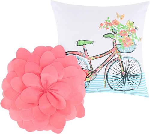 Spring flower bicycle - flower, 2pc