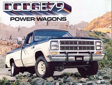 Dodge Power Wagons 1979 USA market full colour sales brochure
