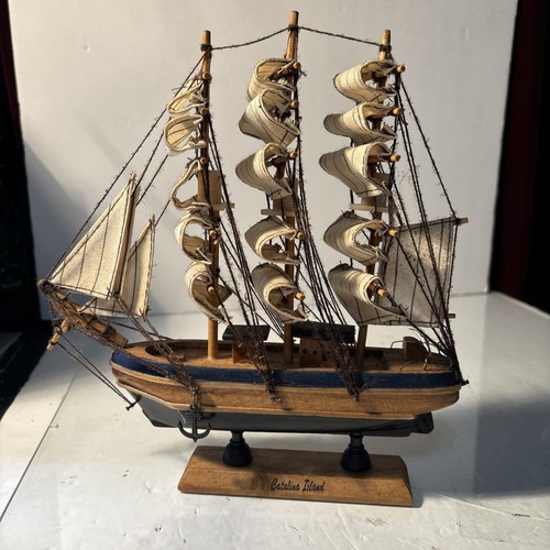 Miniature wood sail boat - miniature,
