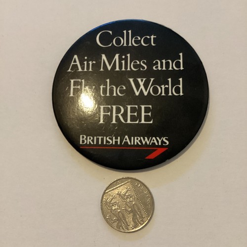 British airways button pin - british,
