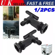 1/2PCS Water Butt Tap Hozelock Barrel Plastic Adaptor Beer Rain Brew 3/4"
