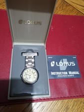 Nurse fob watch by lorus