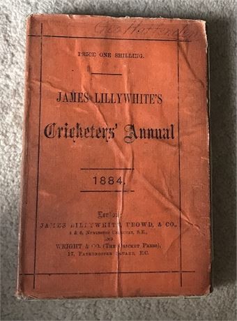 Lillywhite annual for - lillywhite, 1884