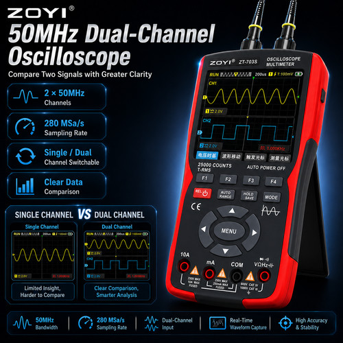 Zoyi 703s oscilloscope - zoyi,