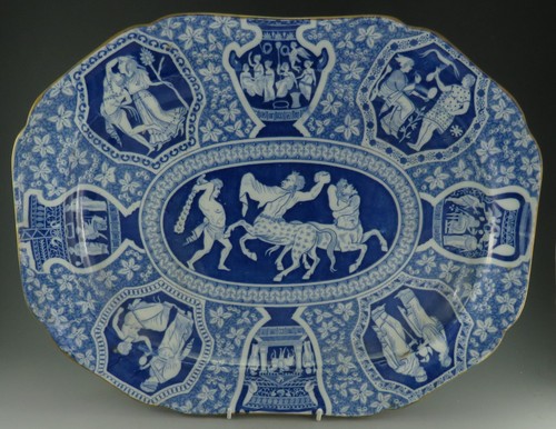 Antique pottery pearlware - pottery,