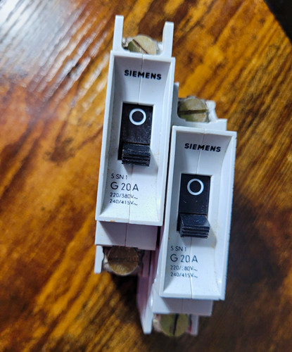 Siemens 5sn1 20a type - 5sn1, single