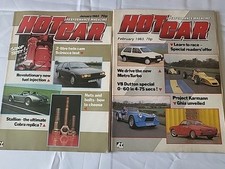 2x  Hot Car 1983 Magazines Metro Turbo, RS1600i, XR3i, GTi, SRi 80s Performance 