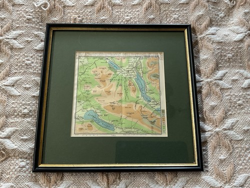 Antique lake district framed - lake,