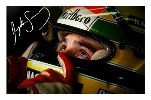 Ayrton senna signed - signed, photo