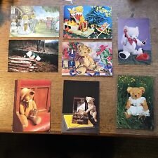 8 Teddy Bear Children’s Postcards #10958