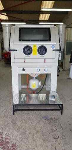 Pressure blast cabinet - pressure,
