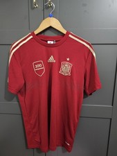 Spain 2013 Training Football Shirt Adidas Soccer Jersey Size M