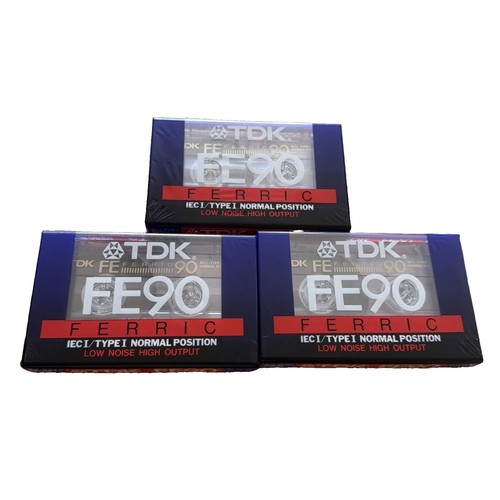 Tdk fe90 blank audio - x3,