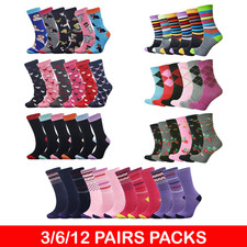 Ladies Womens Socks Cotton