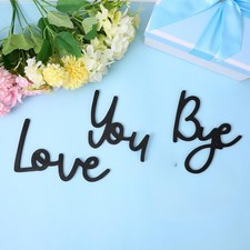 Black Love You Bye Wooden