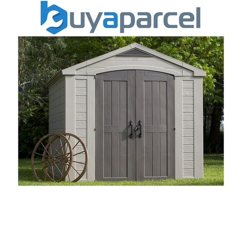Keter factor beige garden shed - garden,