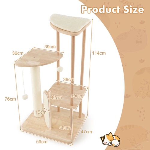 Large 112cm natural - 112cm, wood