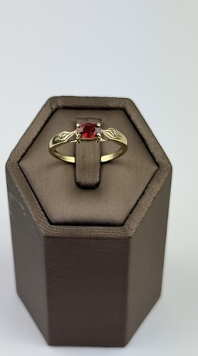 Red spinel gold ring - gold,