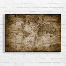 The Old Vintage Map Sepia