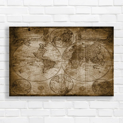 The old vintage map sepia - old,