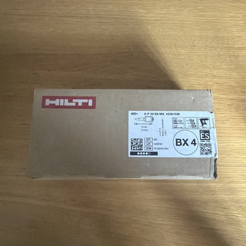 Hilti bx4 20mm nails - x-p, b4