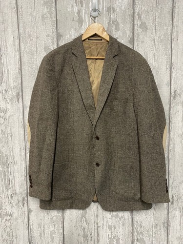 Tweed brown jacket blazer - jacket,