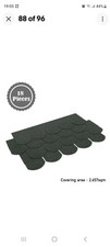  2 &3/4packs of 18 Piece Self Adhesive Fish-scale Asphalt Roof Shingle Tiles