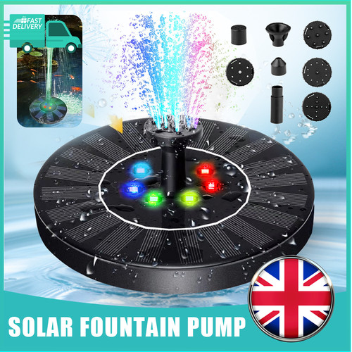 Solar panel powered fountain - solar,