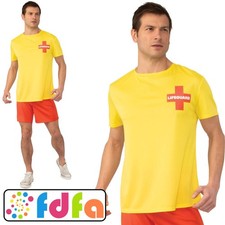 Forum Baywatch TV Lifeguard Mens Adult Fancy Dress Costume New
