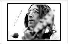 John Lennon, Autographed, Cotton Canvas Image. Limited Edition (JL-202)
