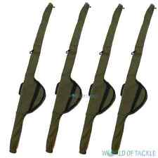 Carp Fishing Rod Sleeve Bag NGT Padded x4 For Made Up Rods for 12ft Rods