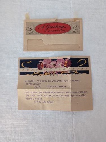 Vtg western union - vtg,