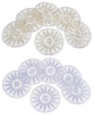 Pack of 6 Floral Lace Round Doilies Coasters Traditional Home Table Doyley Mats