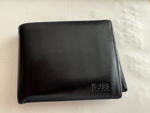 Hugo boss black leather - boss, wallet