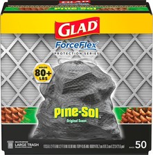 Large 30 Gallon Trash Bags 50