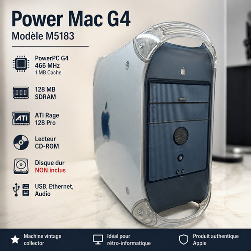 Apple power mac 466mhz - power,