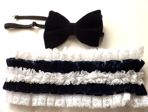 Vintage bow tie and - tie, shirt