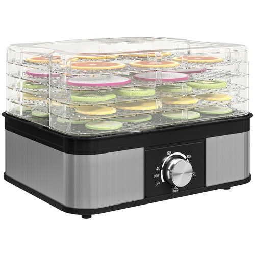 Homcom tier food dehydrator - homcom, 5-tier