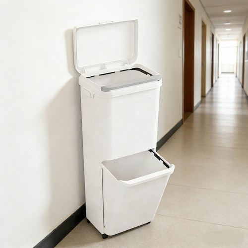 Recycling rubbish bin - rubbish,