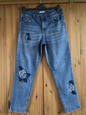 TU Embroidered Floral Blue
