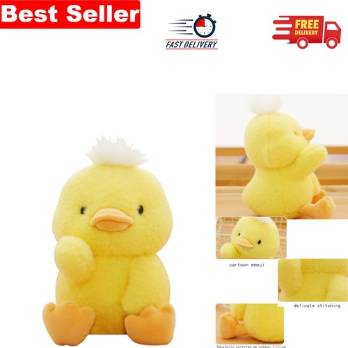 Soft plush yellow duck - yellow,